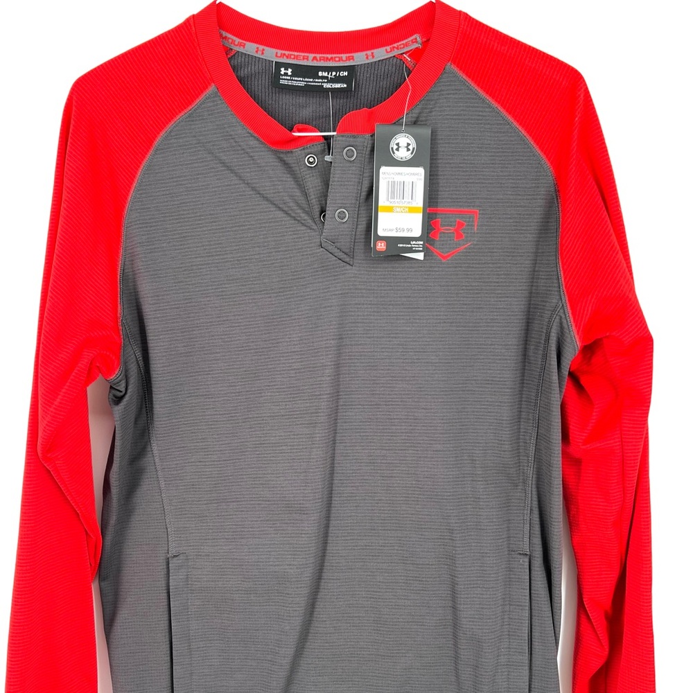 Under Armour 
Men’s Long Sleeve Henley Top 
Size S